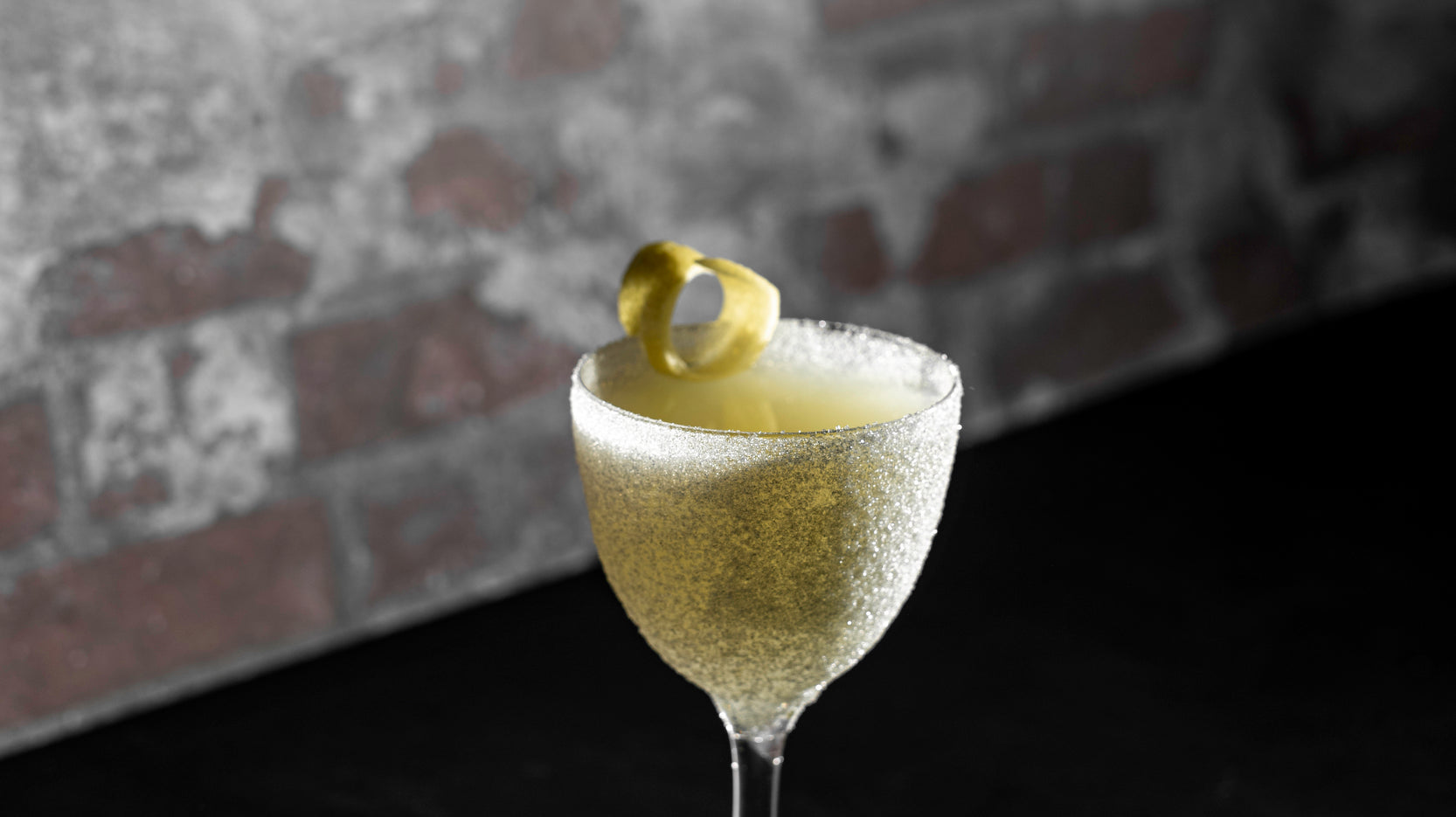 The Grove Lemon Gin Crusta