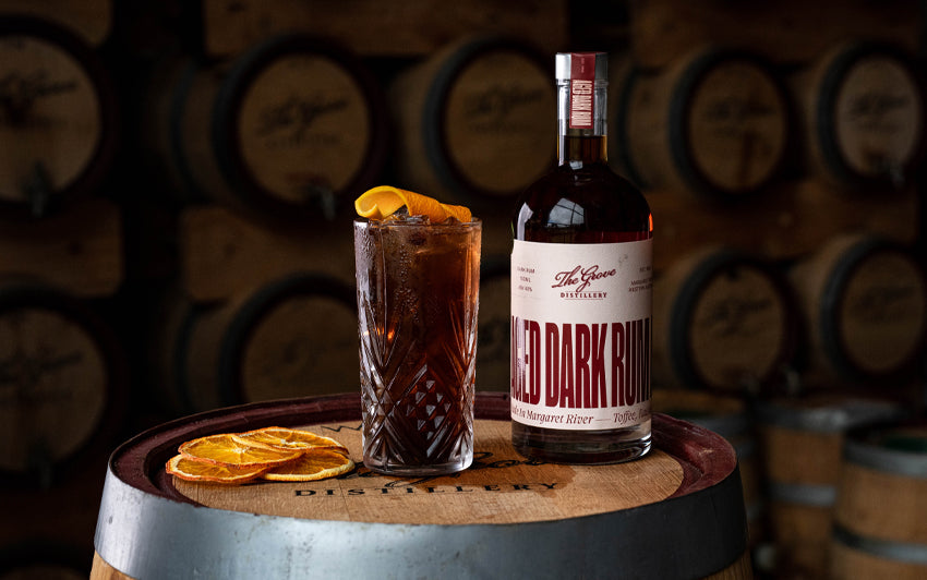 Aged Dark Rum Cocktail